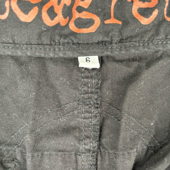 Pete & Greta by Johnny Was Black Cargo Shorts Size 6 - Picture 12 of 13